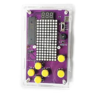 레트로 클래식 게임이 포함된 교육용 ScienSta 기본 납땜 키트, 연습 STEM 프로젝트, 대학생 학습용 전자 키트