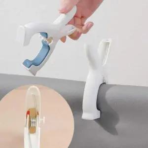 대형 의류 이불 수건 빨래 집게 토끼모양 무자국