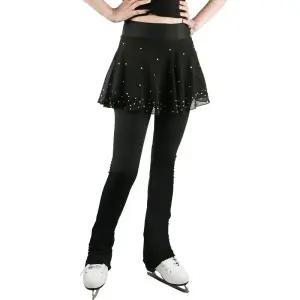 피겨 연습복 트레이닝복 허리밴딩 팬츠 엉덩이 의상 공연