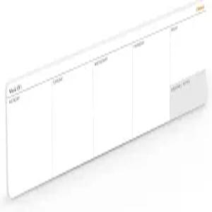 노츠 주간 키보드 플래너 메모장 미니멀리스트 언데이트 미니 데스크 캘린더 패드 프리미엄 두꺼운 종이