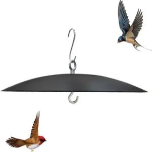 버드 피더 배플 하우스용 가드 13인치 금속 걸이 외부 블랙용 웨더 커버