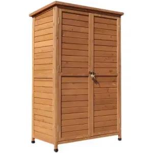 야외 조립식 창고 정원 농기구 보관함 소형 간이 원목