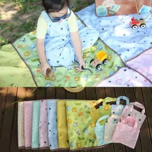 나들이 나와니스_ 아동용 방수 휴대용 돗자리(보관가방)