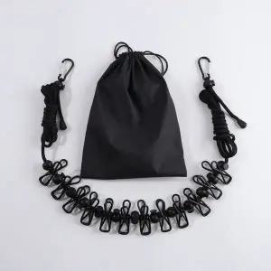 캠핑 빨래줄 빨랫줄 여행용 실외