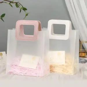 투명 토트백 손잡이 쇼핑가방 단체선물 답례 어린이집 유치원