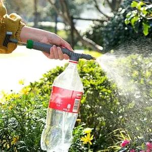 세차용 원터치 압축 분무기 페트병 호환 호스 스프링 원예 물
