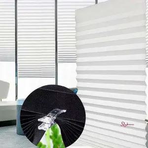 무타공 붙이는 고정집게포함 암막 블라인드 셀프 커튼efg372