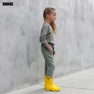 [크록스] 키즈 핸들잇 아동 주니어 레인부츠 장화 노랑 12803-730