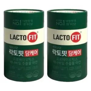 종근당건강 락토핏 당케어 유산균 혈당 장 건강 60포 2개