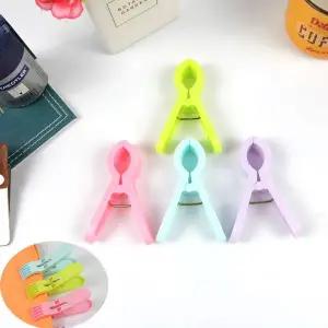 파스텔색상 행거 건조대 빨래집게 세트 12P