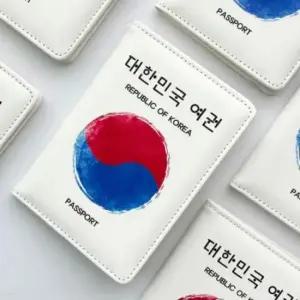 [패션] 여권지갑 태극기 디자인 트래블 파우치 수납 케이스
