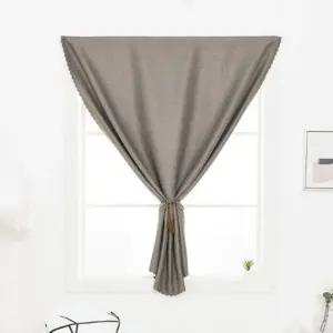 아이방 커튼 작은창 패브릭 암막 커텐 셀프 가리개 가림막 붙이는 방한 거실 1.8x2m