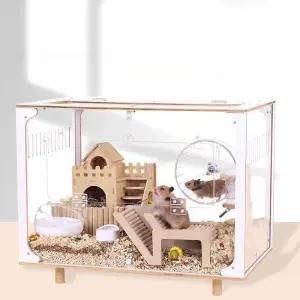 햄스터 리빙박스 반려동물 골든햄스터 케이지 집꾸미기 원목 은신처 사육장 햄스터리빙박스