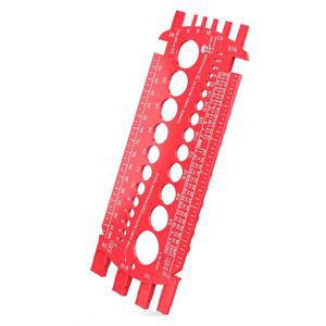 볼트 게이지(메트릭 및 SAE), 너트 볼트의 신속한 크기 조정을 위한 조정기, 플라스틱 측정 도구, 읽기 쉬운 스레드 게이지