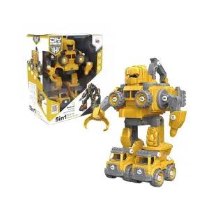매장정품 ENO 오토봇 5in1 중장비/소방 합체로봇