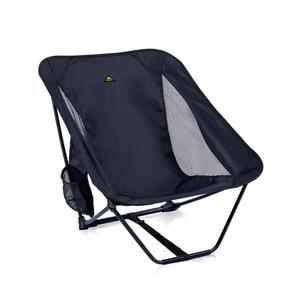 아이클림 로우 초경량 컴팩트 캠핑 접이식 의자(사이드 포켓 및 캐리백 포함)(블랙)