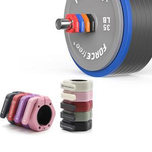 퀵 릴리스 바벨 클램프 스핀 역도 웨이트 바 훈련용 칼라 클립 및 근력 잠금