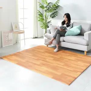 강아지 미끄럼방지 복도매트 우드 150cm 30m 층간소음 거실매트