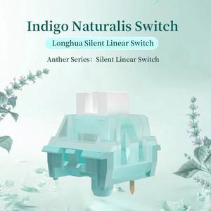 Kailh Longhua Anther 시리즈 Indigo Naturalis Silent Linear Switch MX 비용 효율적인 광 전송 사무실 기