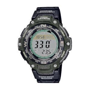 카시오 SGW100 시리즈 디지털 시계 컴퍼스 200만 WR 100 SEC 스톱워치 방향 온도를 위한 트윈 센서 저온