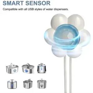 고양이 분수 센서 PIR 모션 애완 동물 민감한 스위치 180 ° USB 인터페이스를 갖춘 애완동물 정수기의