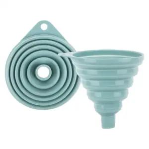 디디샵 실리콘 접이식 깔때기 0 키친 포터블 실리콘깔 실리콘깔때기 깔대기