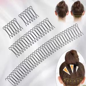 잔머리 정리 빗핀 앞머리 고정 헤어밴드 철사 머리띠 올림머리핀 U핀