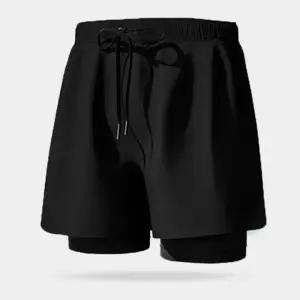 스포츠 남자 헬스 러닝 운동복 일체형 레깅스 반바지