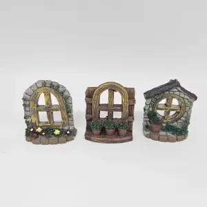 어항 미니어처 창문 장식 물고기 정원 수족관장식 피규어 물고기놀이터