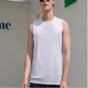 남자기능성민소매티 아이스 쿨 메쉬 민소매 여름 냉감 런닝 이너티셔츠 헬스 운동