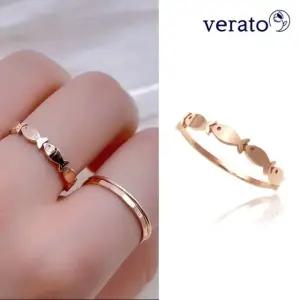 베라토 14K 18K 행운의 물고기 데일리 반지