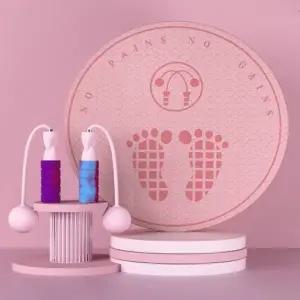 ( )층간소음방지 줄넘기 매트 원형 실내운동매트