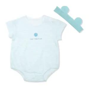 [롯데백화점]오가닉맘 나민반소바디수트헤어밴드세트(MIMLQS10)