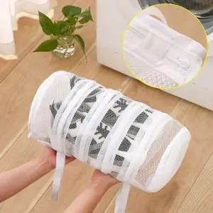 (옵션 원형)신발 빨래망 운동화 아기옷 무형광 속옷 슈즈 원형