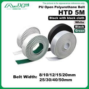 HTD 폴리우레탄 PU 개방형 변속기 컨베이어 기계 벨트 구동 폭 8mm 10mm 30mm