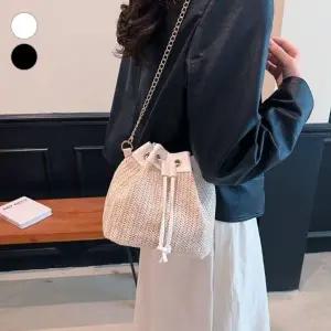 봄 여름 복조리가방 체인백 핸드백 버킷백 미니가방 버킷백 크로스백 여름 주머니백 캐주얼백 데일리 도트