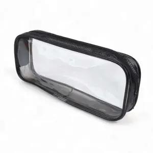 다용도가방 펜케이스 PVC 일자형 다용도 투명 보관 케이스 미니파우치