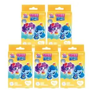 캐치티니핑 캐릭터 올밴드 16매입 (원형) 주사 5개