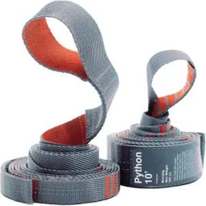 카목 파이썬 10인치 나무 친화적인 해먹 스트랩 직조 신축성 없음 매듭 내구성 있음 (경량 및 컴팩트