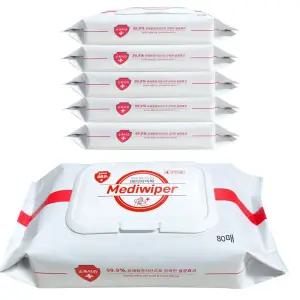 메디와이퍼 손소독 물티슈 80매 5개입