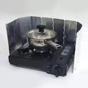 ( )버너 바람막이 10 단 캠핑 접이식 10단 제품