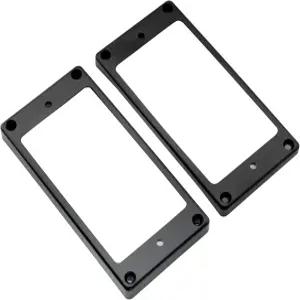 중국산 에피폰 일렉트릭 기타 블랙을 위한 Musicly Pro 플라스틱 커브드 바텀 험버커 픽업 링 넥 브릿지