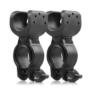 보행기용 지팡이 홀더 휠체어 롤레이터용 유니버설 액세서리 시니어용 클립 2개