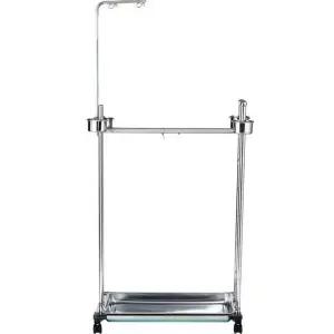 앵무새횃대 훈련 받침 스테인리스 배변판 사다리