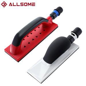 ALLSOME 샌딩 블록 핸드 먼지 추출 그라인딩 스폰지 먼지없는 연마 도구 HT2809-2810