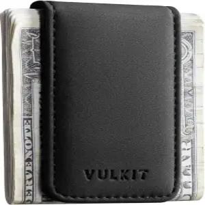 벌킷 마그네틱 머니 클립 가죽 홀더 미니멀리스트 디자인으로 최대 15캐시까지 보관 가능