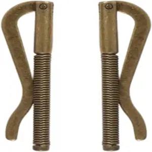 65mm 스프링 머니 클립 삽입 바 슬림 월렛 클램프 교체 부품 2개 더블폴드 가죽 지갑 신용카드 홀더용