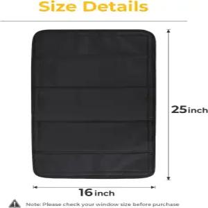 BougeRV RV 도어 창문 그늘막 커버 접이식 선 블랙아웃 샤워 커튼 액세서리 대부분의 실내 옥스포드