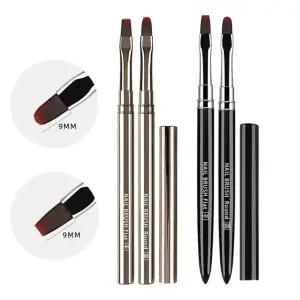 네일 광선 요법 펜 UV 젤 브러쉬 아크릴 아트 그림 그리기 브러시 매니큐어 전문 도구