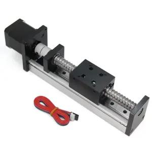 이바이 100mm 유효 스트로크 길이 선형 레일 가이드 사각 볼스크류 SFU1605 DIY CNC 라우터 부품 X Y Z